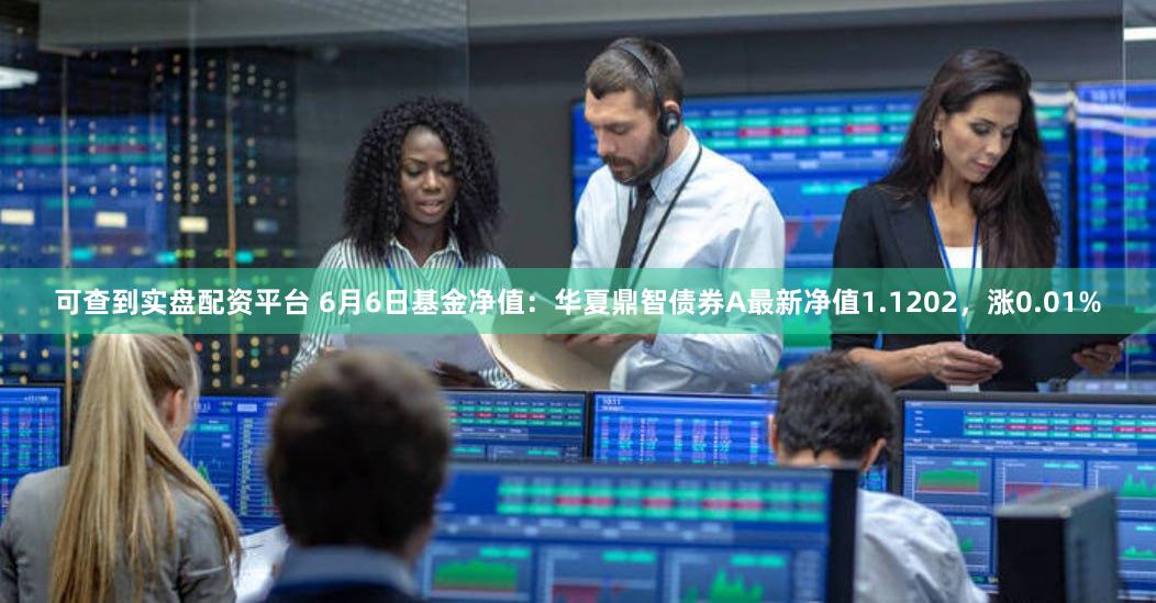 可查到实盘配资平台 6月6日基金净值：华夏鼎智债券A最新净值1.1202，涨0.01%