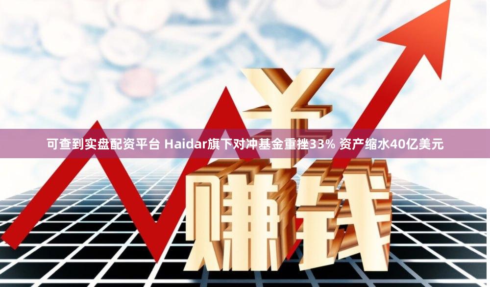 可查到实盘配资平台 Haidar旗下对冲基金重挫33% 资产缩水40亿美元