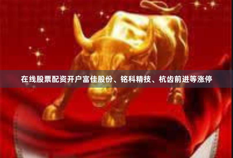 在线股票配资开户富佳股份、铭科精技、杭齿前进等涨停
